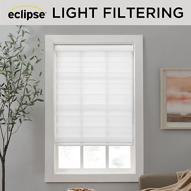 eclipse Zebra Light Feclipse Zebra Dual Layer Light Filtering Cordless 1 Window Curtain Paneliltering Cordless 1 Window Curtain Panel