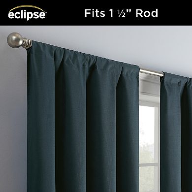 eclipse Kendall Modern Teal Blackout 1 Window Curtain Panel