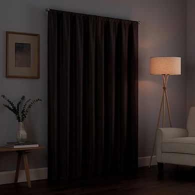 eclipse Kendall Modern Teal Blackout 1 Window Curtain Panel