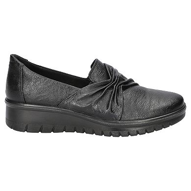 Easy Street Women's Faith Comfort Bow Detail Slip-on Shoes
