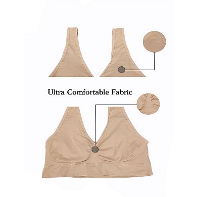 Women's Removable Pads Wirefree Sleep Vest Tops Bra