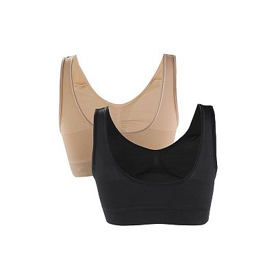 Women's Removable Pads Wirefree Sleep Vest Tops Bra