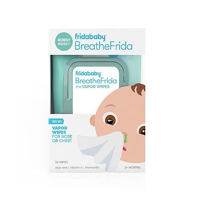 Fridababy Breathefrida Vapor Wipes for Nose or Chest