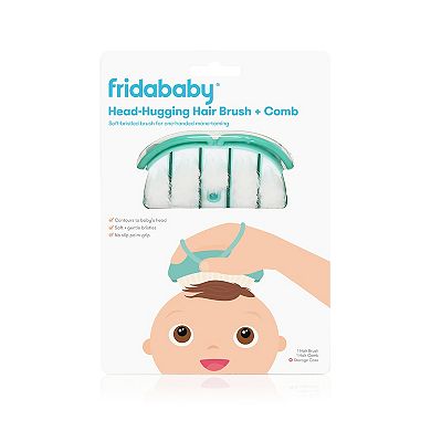 Fridababy Baby Head-Hugging Hairbrush & Styling Comb Set