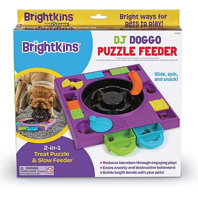 Brightkins DJ Doggo Pet Puzzle Feeder