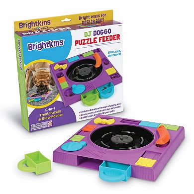 Brightkins DJ Doggo Pet Puzzle Feeder