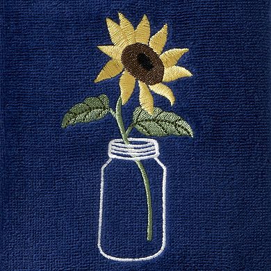 SKL Home 2-Piece Sunflower In Jar Hand Towel Set