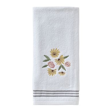 SKL Home Tossed Flowers 2-Piece Hand Towel Set