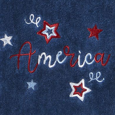 SKL Home Americana Script 2-Piece Hand Towel Set