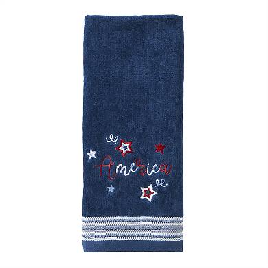 SKL Home Americana Script 2-Piece Hand Towel Set