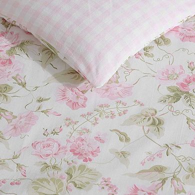 Laura Ashley Lifestyles Morning Gloria Floral Comforter Set