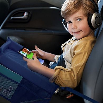 Kids, Safety Travel Tray Waterproof Car Seat Play Tray With Drawing Board