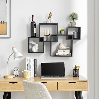 Blocchetto Intersecting Cubes Wall Shelf Unit - Horizontal Or Vertical