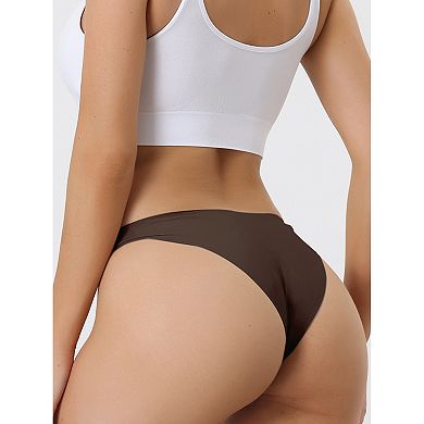 Women's Low-waisted Underwears Breathable Soft Knickers Stretchy Waist Hook Panties