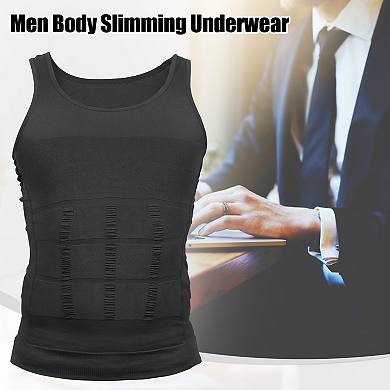 Men Stretch Body Shapewear Slimming Tummy Shaper Underwear Nylon