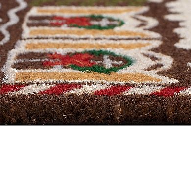 Liora Manne Natura Gingerbread House Welcome Outdoor Mat