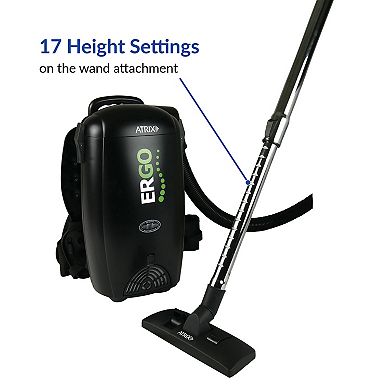 Atrix Commercial 8-qt. Ergo Backpack Vacuum & Blower with Multi-surface Accessory Bundle