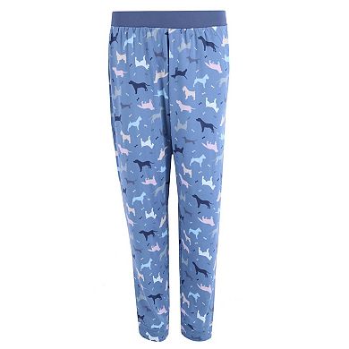 Women's Dog Print Pajama Jogger Set