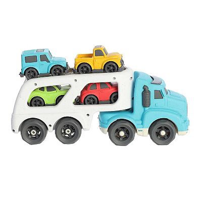 Aurora Toys Small Blue Wheatley Car Hauler Versatile Toy