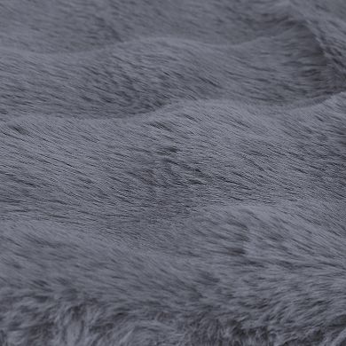 1 Pc Faux Fur Cozy Decorative Throw Pillow Case Luxury Soft Modern Plush Pillowcase 18"x18"