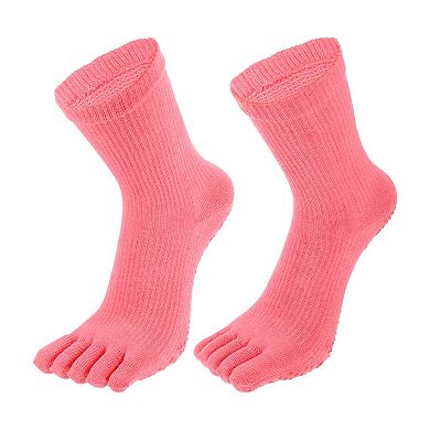 1 Pair Full Finger Five Toe Socks Unisex Non Slip Fit Finger Socks