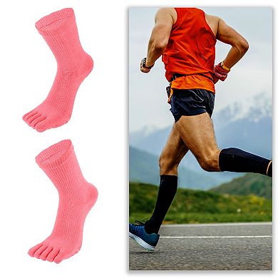 1 Pair Full Finger Five Toe Socks Unisex Non Slip Fit Finger Socks