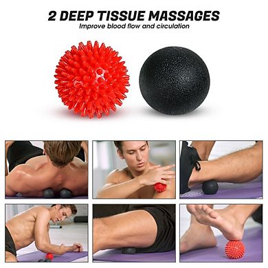 8 In 1 Foam Roller Kit Muscle Roller Stick