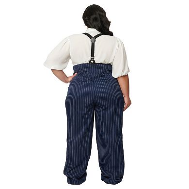 Unique Vintage Plus Size 1930s Thelma Suspender Pants
