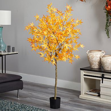 5' Autumn Maple Artificial Fall Tree