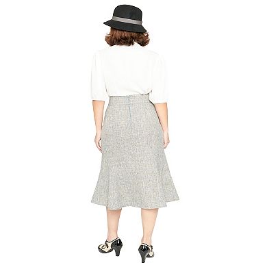 Unique Vintage 1940s Tina Trumpet Skirt