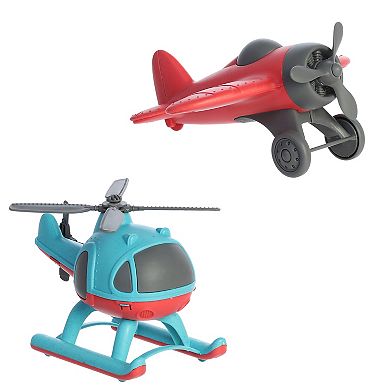 Aurora Toys Small Blue Wheatley Plane & Helicopter Versatile Toys