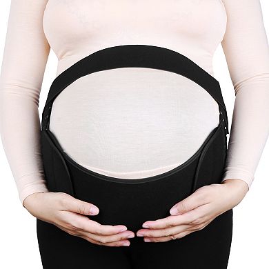 Black Maternity Antepartu Belt Pregnant Women Abdomina Large Support Waist Belly Band Back Brace