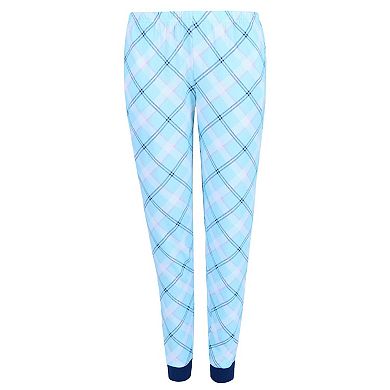 Women's Plaid Jogger Pj Set