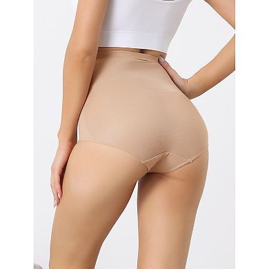 Women's High Waisted Body Shaper Briefs Light Breathable Control Panties