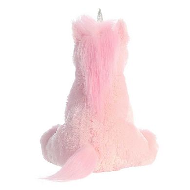 Aurora Large 14" Pink Unicorn Cuddly Stuffed Animal