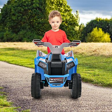 Kids Ride On Atv 4 Wheeler Quad Toy Car With Direction Control