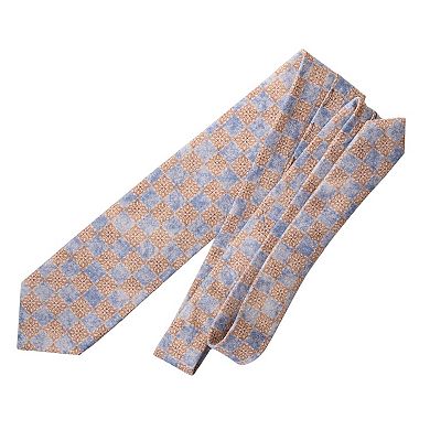 Ponza - Extra Long Printed Silk Tie For Men