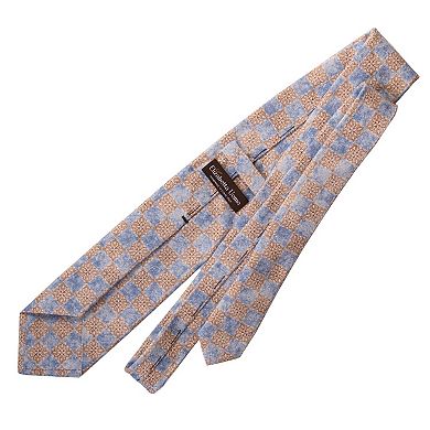 Ponza - Extra Long Printed Silk Tie For Men