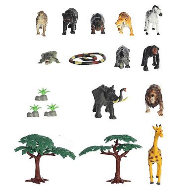 Aurora Toys Small Multicolor Habitat Animals Of The Wild Play Set Timeless Toy