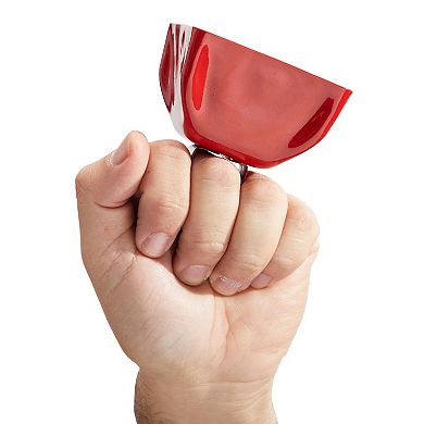 12 Pack Cow Bells Noise Makers With Handle For Sporting Events, Red, 3 X 3 In