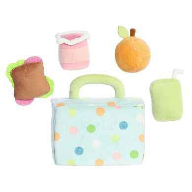 Ebba Small Multicolor Baby Talk 8.5" My First Lunchbox Engaging Baby Stuffed Animal