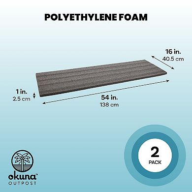 2-pack Packing Foam Sheets, Polyethylene Cushioning Moving Insert Pads (54x16x1)