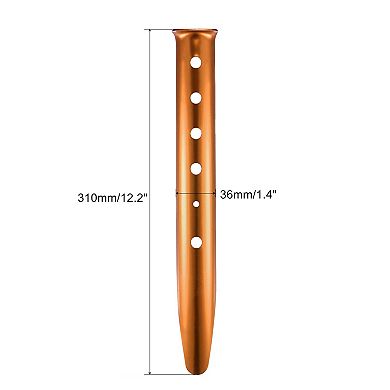 12.2 Inch Camping In Sand Snow Aluminum Tent Stake With Hole