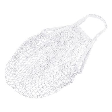 Cotton Mesh Bag, 15x13.8" Reusable Mesh Net String Grocery Bags Organizer