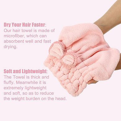Hair Drying Towel Dry Cap Quick Drying For After Bath Drying Hair Polyester