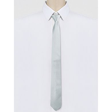 Men's Skinny Pretied Solid Color Zipper Ties Neck Adjustable Strap Wedding Groom Tie