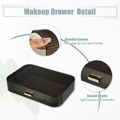 Makeup Organizer Drawers Translucent Cosmetic Organizer Drawers For Bathroom Storage