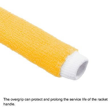 Anti Skid Sweatband Nylon Badminton Racket Towel Grip Tennis Racquet Overgrip, 4 Pack