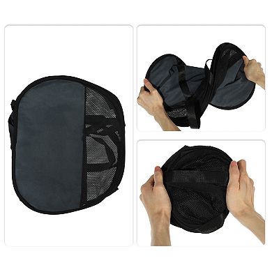 1 Pcs 90l Folding Laundry Basket Breathable Hamper Basket For Bathroom