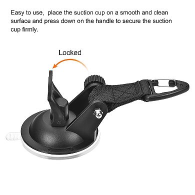 Suction Cup With Attachment Hook Tie Down Accessory For Camping Awnings
